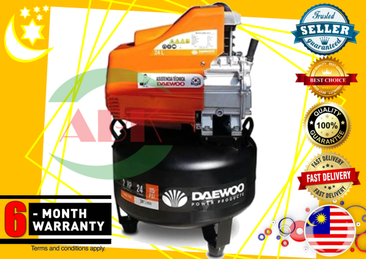 *CLEAR STOCK* DAEWOO VERTICAL TYPE DAC24D-V AIR COMPRESSOR (24L) | Lazada