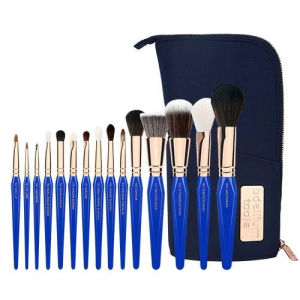 Bộ Cọ Trang Điểm Bdellium GOLDEN TRIANGLE PHASE I COMPLETE 15PC. BRUSH SET WITH POUCH