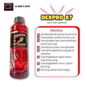 Dexpro 87 Vitamin Suplemen Penggacor Burung Suplemen Pleci