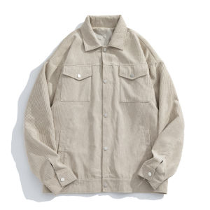 HELLO JIM corduroy Jacket men 2022 new style Korean Oversize Jacket For Men Couple Coat J3628
