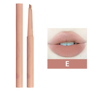 💄Orfila MUGE LEEN Pensil Lip Liner Tahan Air Berputar Otomatis yang Tahan Lama Pensil Lipstik Bentuk Bibir Garis Besar yang Tidak Memudar