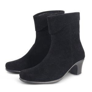Braga Vianca Series B 3011 - Sepatu Boot Fashion Wanita Heels Casual Kerja Kantor Trendi Berkualitas Warna Coklat Hitam