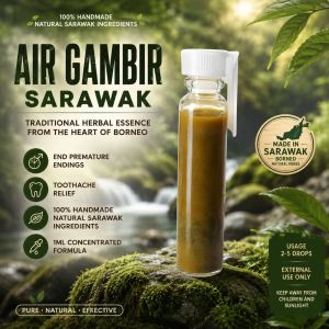 Air Gambir Sarawak Asli Herbal Solution Original 100%