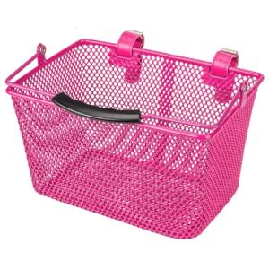 Heavy Type Iron Bicycles Front Basket Detachable Handheld Kids Bike Basket for Commuting Outdoor Activity