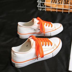 [BISA COD] Free Box Sepatu Wanita Sneakers Bertali Kasual Fashion Shoes KANVAS Import Premium Quality Sepatu import fashion Sepatu Sneakers Casual Wanita Canvas Wear Back To Scool Fashion Import NS7104