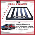 Mitsubishi Adventure Aerorack Roof Rack Carrier Car Basket 50"x38" Black Gutter Mount with Crossbar ( 313 ). 