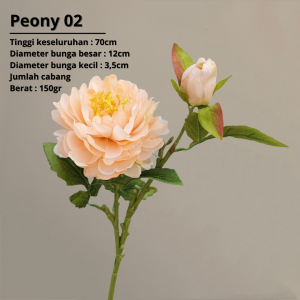 Bunga Artificial Premium - Bunga Plastik Champagne - Dekorasi Bunga Palsu A030