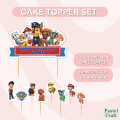 Paw Patrol Customized Cake Topper. 