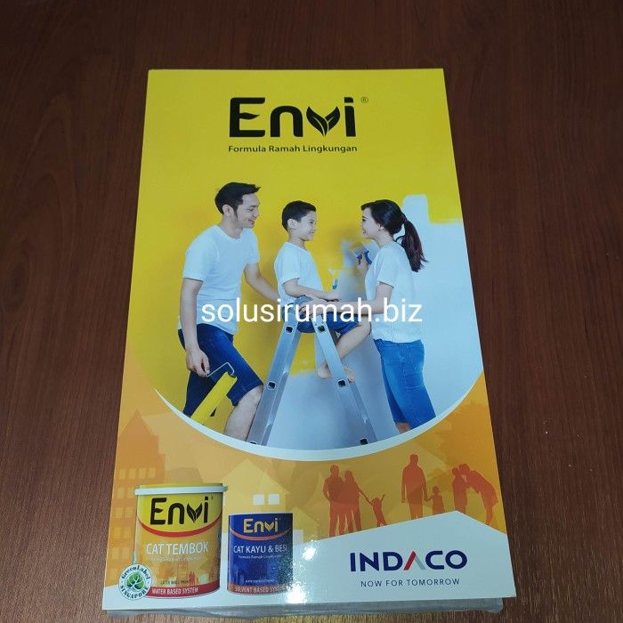 KATALOG CAT INDACO ENVI CAT TEMBOK WARNA KARTU COLOR CARD 10HAL COLOUR ...