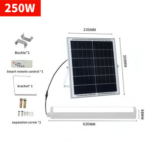 【Buy 1 Take 1】Solar Lamp 120W 250W Solar Fluorescent lamp IP67 Waterproof solar outdoor LED fluorescent lamp