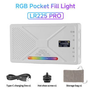 LED RGB Light Fill Straight Pocket Video Photography Lighting Pocket Live Vlog For IPhone IPad Laptop Camera