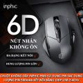Chuột gaming không dây wireless INPHIC PM6 pin sạc siêu trâu - Silent click cực êm (màu ngẫu nhiên) Nhất Tín Computer. 