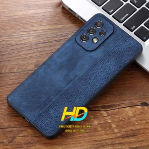 Ốp Lưng Da Cho Samsung A73 5G A53 5G A33 A23 5G A23 4G A54 5G M23 Hiệu AZNs Vân Sọc Nổi Bật Ốp Chống Sốc Bảo Vệ Cam