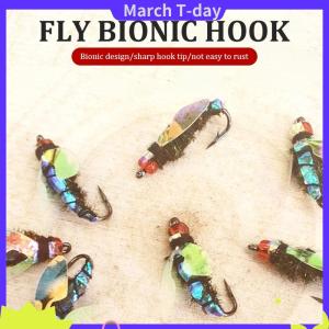 March Mồi bay luya móc bay ruồi đậu xanh miệng ngựa cá rô phi sọc trắng cá nước ngọt săn mồi câu cá mồi giả
