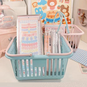 Cute Macaron Handheld Storage Basket: A Stylish Solution for Your Accessories