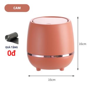 Thùng Rác Mini Để Bàn 2 Lớp Loại Sang Cao Cấp Nhựa PP Dạng Bầu B9212