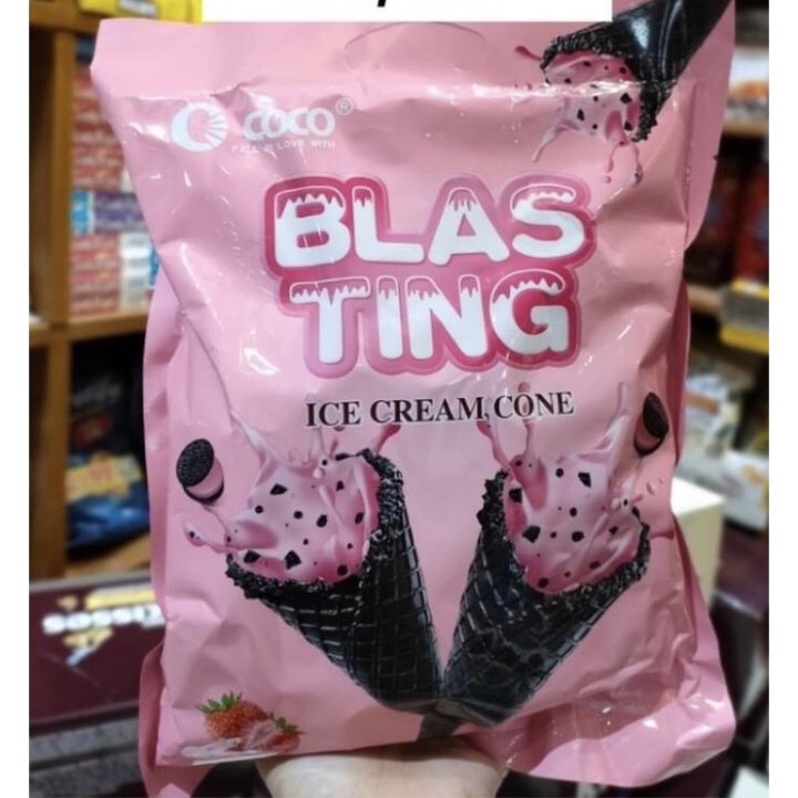 Hot STRAWBERRY COCO BLASTING ICE CREAM CONE | Lazada PH