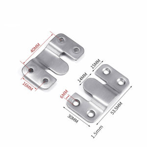 Interlock Hanging Buckle Flush Mount Bracket Furniture Connector Wall Picture Frame Hanger Display Photo Frame Hooks