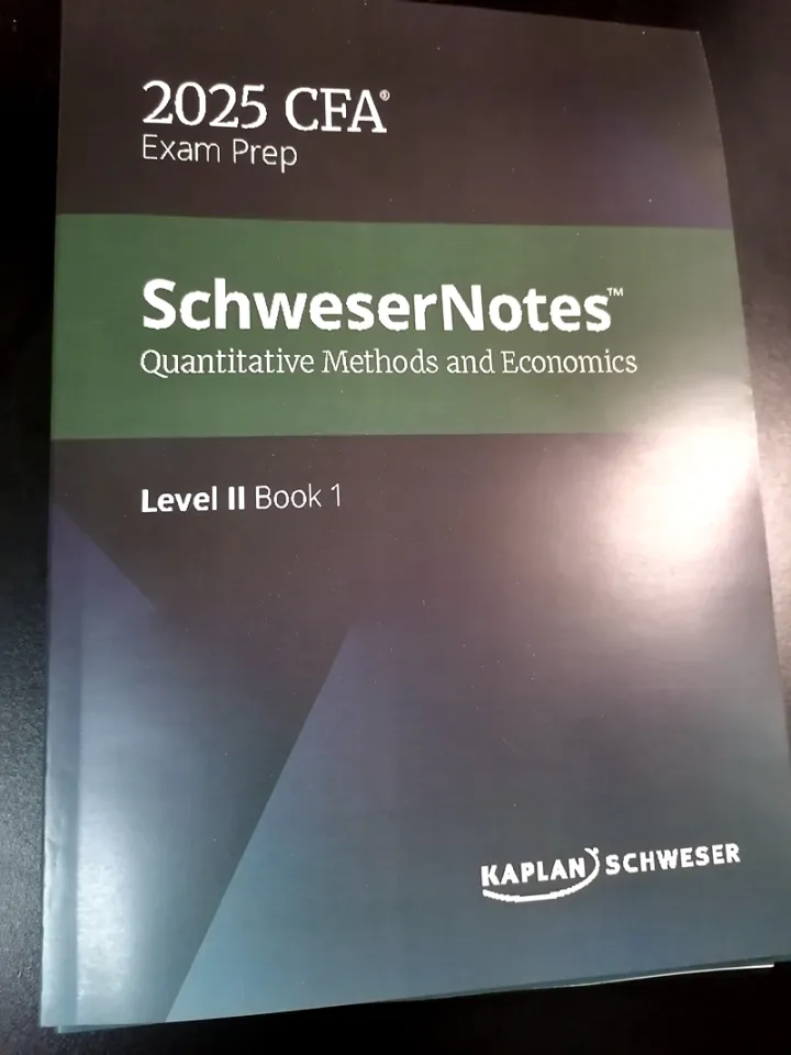 Kaplan] 2025 CFA Level II Schweser Notes physical book set