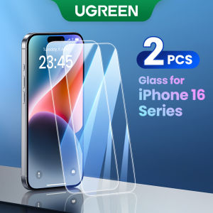 UGREEN 2PCS Borderless Full Screen HD Screen Protector with Film for iPhone 16 Pro Max iPhone 16 Plus iPhone 16