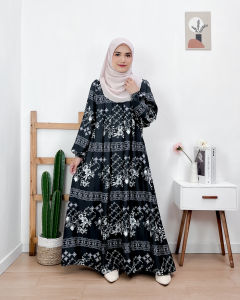Haura Baju Gamis wanita Baju Muslim Lebaran bisa Couple