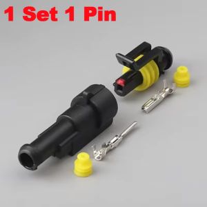 JBMBHC IP67 Waterproof Connector 2 Way Automotive Wire Plug Sealed Electrical Connection Terminals Nylon Material Dustproof Moisture Proof For Scooter Quad Bike RV Jet Ski Repair Tool