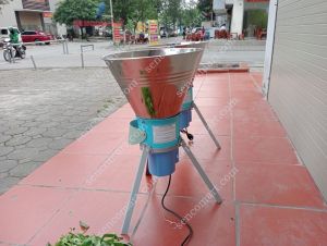 Máy băm rau bèo 550w phễu làm bằng inox