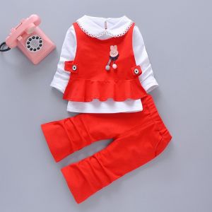 Setelan One Set 3in1 Anak Perempuan Angel 6 Bulan - 4 Tahun Import Korean Korea Style Lengan Panjang