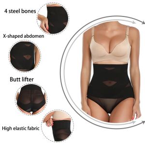 (SG Ready Stock) Cross Compression Abs Shaping Pants for Postpartum Abdomen Garment Tummy Tuck High Waist Control Butt Lifter for Women Slim