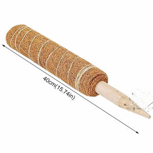 Coconut Palm Climbing Stick 30/40/50 Green Plant Pot Coir Stick Flower Holder Plant Climbing Pole
