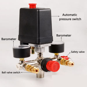 Air Compressor Switch Pump Accessories Pressure Controller Regulator Assembly For Bama Bracket