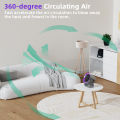 GOOJODOQ High Speed Bisu Turbo kipas angin Minifan Portable Handheld Kipas Brushless Strong Wind Digital Display Kipas. 