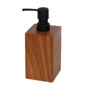 Walnut Grains Resin Foam Soap Dispenser Bottle For Shampoo Bathroom Hotel Large Capacity Bathroom Accessory