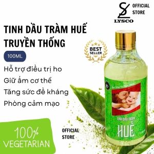 TINH DẦU TRÀM HUẾ TRUYỀN THỐNG ORGANIC CHO BÉ 1 CHAI 100ML GIỮ ẤM CHO BÉ|TẠP HOÁ LYSCO