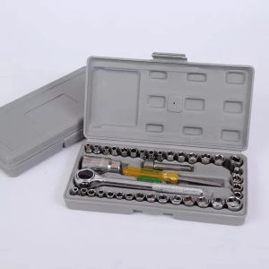 -KK 46pcs/set Tool Car Motorcycle Repair Set Hand Tools Home Service motor DIY Kit