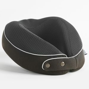Bantal Leher Traveling Dewasa Bisa Dilipat U-Shape Neck Pillow Memory Foam