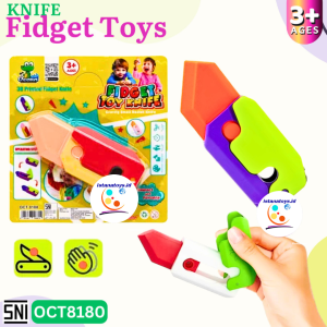 ID Mainan Fidget Toys 3D Knife Pisau OCT8180