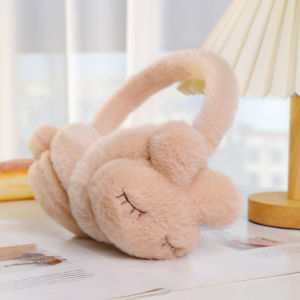 Warm Earmuffs Adjustable Ear Cover Adult Children Round Plush Warm Cute Rabbit Shape Earmuff