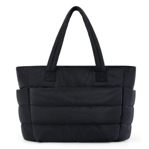 【Ready Stock】Travel Tote Bag for Women Lightweight Puffy Handbag with Compartments Shoulder Bag Sport Gym Yoga