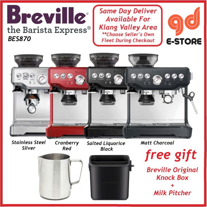 Espresso Coffee Breville Bes870 Manual Breville Barista Express