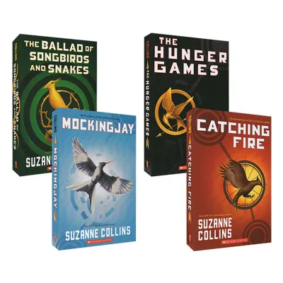 (4 books) Hunger Games Trilogy English version novel