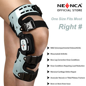 NEENCA Unloader ROM Knee Brace (Fit all Size) Hinged Immobilizer for ACL MCL PCL Injury - Orthosis Stabilizer for Elder. Adjustable Recovery Support for Orthopedic Rehab Post Op Meniscus Tear Arthritis