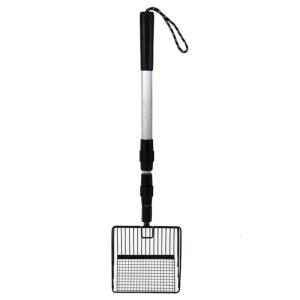 Practical Cats Litter Sifting Litter Scooper With Telescopic Handle Efficient Cleaning Tool Sifting Shovel for Chicken Coops