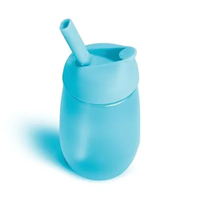 Munchkin Simple Clean Straw Cup 10 Ounce 2 Pack Blue/Green
