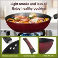 Titanium Pots and Pans Easy to Wipe Clean Frying Pan Easy to Operate Easy to Clean Non-sticky. 