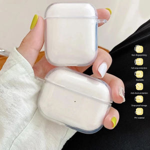 Clear Case Cover for AirPods 1 2 3 Pro 2 Soft TPU Protective Cover for Airpods Pro 2 3 2 1 Gen Wireless Charging Case Full-Body Rugged Shock Absorbing Protective Carrying Case Skin for Airpods Pro 2 Girls Women Men Keychain Ultra Clear Headphone Case