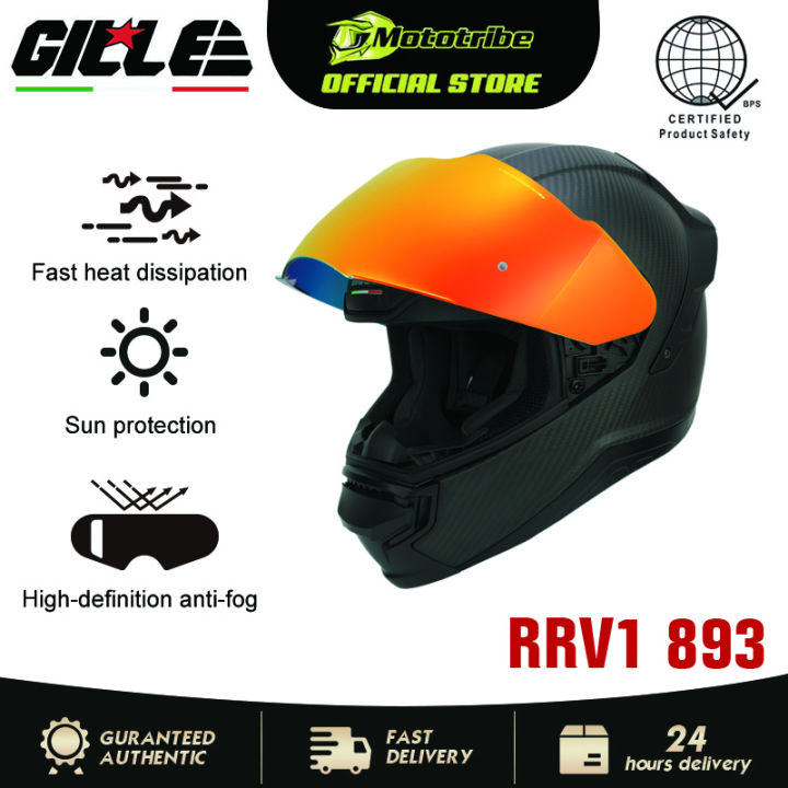 Gille Helmet 893 CARBON Motorcycle Helmets Full Face Single Visor