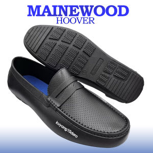 MaineWood Hoover Mens Black Shoes School Shoes Office Shoes Made in Philippines
