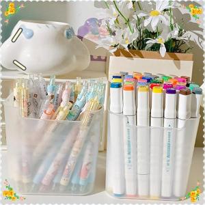 🔥【Special price】🔥🔥[ FLASH SALE ] Large Capacity Desktop Storage Pen Holder Desk Organizer Pencil Display Cup Simple Office School Supplies Stationery Box