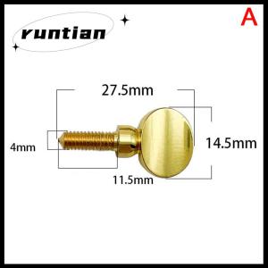 runtian 2pcs Saxophone cổ vít thắt chặt vít sax thay thế công cụ phần cổ Receiver vít woodwind nhạc cụ phụ kiện